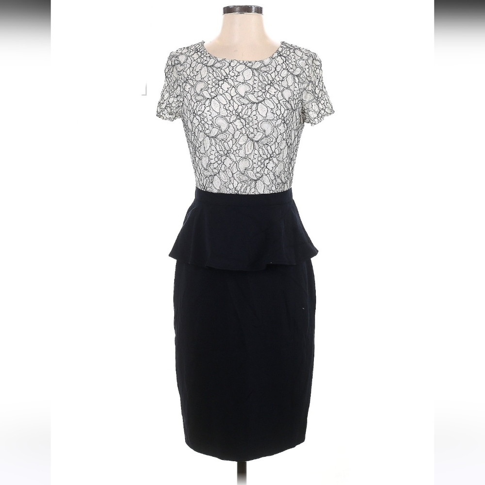 Alex Marie Zoey Dress Spring Awakening NWT size 10 Upper Lace With Peplum Waist